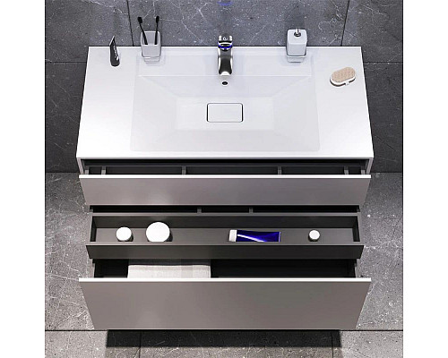 Santeh-Crystal.ru: Тумба под раковину серый матовый 100,8 см Am.Pm Inspire 2.0 M50AFHX1003EGM Заказать Тумба под раковину серый матовый 100,8 см Am.Pm Inspire 2.0 M50AFHX1003EGM в магазине сантехники Santeh-Crystal.ru