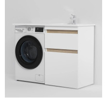 Тумба с раковиной белый глянец 120 см Am.Pm X-Joy M85AFSX0602WG + M85AWPR1201WG