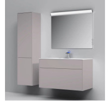 Комплект мебели серый матовый 100,8 см Am.Pm Inspire 2.0 M50AFHX1003EGM + M50AWPX1001WG + M50AMOX1001SA