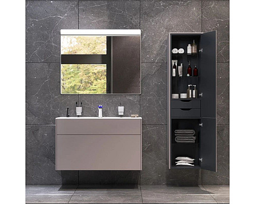 Santeh-Crystal.ru: Комплект мебели серый матовый 100,8 см Am.Pm Inspire 2.0 M50AFHX1003EGM + M50AWPX1001WG + M50AMOX1001SA Купить Комплект мебели серый матовый 100,8 см Am.Pm Inspire 2.0 M50AFHX1003EGM + M50AWPX1001WG + M50AMOX1001SA в магазине сантехники Santeh-Crystal.ru