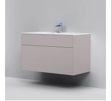 Тумба с раковиной серый матовый 100,8 см Am.Pm Inspire 2.0 M50AFHX1003EGM + M50AWPX1001WG