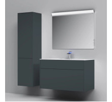 Комплект мебели графит матовый 100,8 см Am.Pm Inspire 2.0 M50AFHX1003GM + M50AWPX1001WG + M50AMOX1001SA