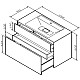 Приобрести Комплект мебели белый матовый 100,8 см Am.Pm Inspire 2.0 M50AFHX1003WM + M50AWPX1001WG + M50AMOX1001SA в магазине сантехники Santeh-Crystal.ru