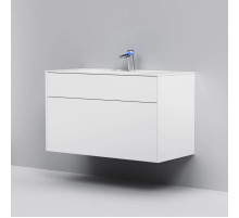 Тумба с раковиной белый матовый 100,8 см Am.Pm Inspire 2.0 M50AFHX1003WM + M50AWPX1001WG