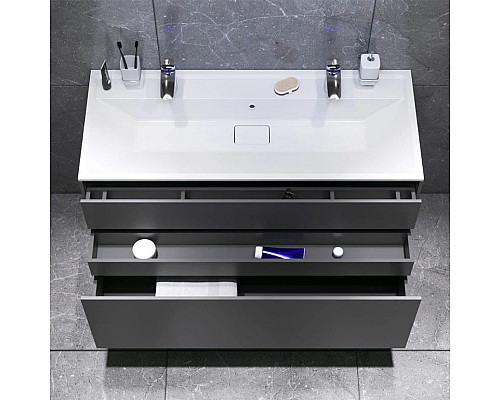 Santeh-Crystal.ru: Тумба с раковиной графит матовый 120,8 см Am.Pm Inspire 2.0 M50AFHX1203GM + M50AWPC1201WG Заказать Тумба с раковиной графит матовый 120,8 см Am.Pm Inspire 2.0 M50AFHX1203GM + M50AWPC1201WG в магазине сантехники Santeh-Crystal.ru