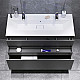 Заказать Тумба с раковиной графит матовый 120,8 см Am.Pm Inspire 2.0 M50AFHX1203GM + M50AWPC1201WG в магазине сантехники Santeh-Crystal.ru