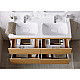 Купить Комплект мебели дуб золотой 121,8 см Aqwella 5 Stars Accent ACC0112DZ + Mal.12.04.D + RM0205BLK + RM0205BLK в магазине сантехники Santeh-Crystal.ru