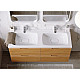 Заказать Комплект мебели дуб золотой 121,8 см Aqwella 5 Stars Accent ACC0112DZ + Mal.12.04.D + RM0205W + RM0205W в магазине сантехники Santeh-Crystal.ru