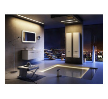 Комплект мебели белый глянец 121,8 см Aqwella 5 Stars Malaga Mal.01.12 + Mal.12.04.D + Mal.02.12