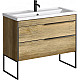 Заказать Комплект мебели дуб балтийский 101 см Aqwella 5 Stars Fargo FRG0110DB + 4640021065204 + RM0208W в магазине сантехники Santeh-Crystal.ru
