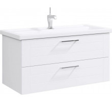 Тумба с раковиной белый глянец 101,5 см Aqwella Manchester MAN01102 + 4640021065204