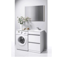 Комплект мебели белый глянец 115 см Aqwella Forma FOR01052 + FOR.11.04.D-R + SM0210