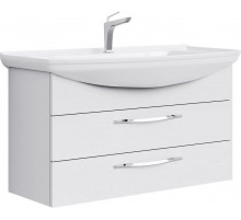 Тумба с раковиной белый глянец 106,5 см Aqwella Allegro Agr.01.10/2 + 4620008197340