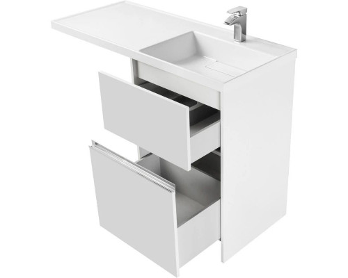 Заказать Комплект мебели белый глянец 120 см Акватон Лондри 1A235901LH010 + 1A72243KLH010 + 1A252902SU010 в магазине сантехники Santeh-Crystal.ru