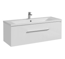 Тумба с раковиной белый глянец 120 см Акватон Мадрид 1A1687K1MA010