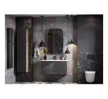 Комплект мебели графит софт/дуб веллингтон 100,5 см Акватон Сохо 1A258201AJA00 + 1WH501627 + 1A258302AJA0L