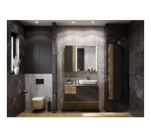 Комплект мебели дуб кантри/антрацит 105 см Акватон Терра 1A246901TEKA0 + 1AX169WBXX000 + 1A247002TEDY0