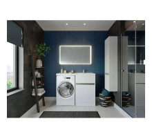 Комплект мебели белый глянец 120 см Акватон Лондри 1A235901LH010 + 1A72243KLH010 + 1A252902SU010