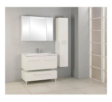 Комплект мебели белый глянец 100 см Акватон Мадрид 1A128001MA010 + 1A70473KPR010 + 1A111602MA010