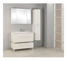 Комплект мебели белый глянец 100 см Акватон Мадрид 1A126901MA010 + 1A70473KPR010 + 1A111602MA010