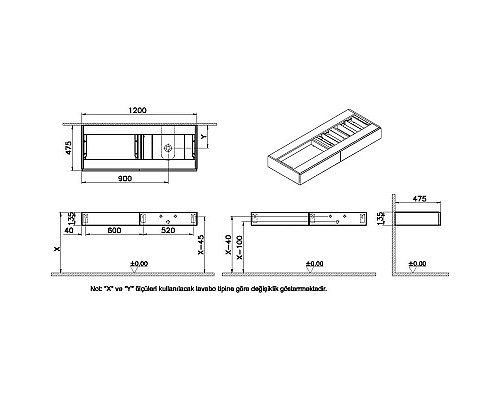 Santeh-Crystal.ru: Тумба дуб 120 см R VitrA Origin 65684 Купить Тумба дуб 120 см R VitrA Origin 65684 в магазине сантехники Santeh-Crystal.ru