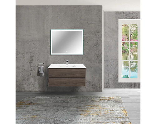 Santeh-Crystal.ru: Комплект мебели темный дуб 101,5 см Vincea Gio VMC-2G100RO + VBS-13100 + VLM-2B100 Заказать Комплект мебели темный дуб 101,5 см Vincea Gio VMC-2G100RO + VBS-13100 + VLM-2B100 в магазине сантехники Santeh-Crystal.ru