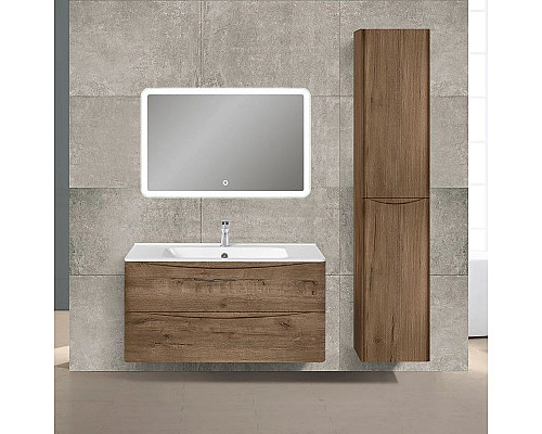 Купить Комплект мебели дуб винтаж 100 см Vincea Paola VMC-2P100VO + VCB-2VP100W + VLM-2A100 в магазине сантехники Santeh-Crystal.ru