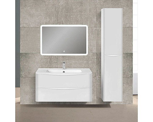 Santeh-Crystal.ru: Комплект мебели белый глянец 100 см Vincea Paola VMC-2P100GW + VCB-2VP100W + VLM-2A100 Приобрести Комплект мебели белый глянец 100 см Vincea Paola VMC-2P100GW + VCB-2VP100W + VLM-2A100 в магазине сантехники Santeh-Crystal.ru
