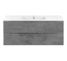 Тумба с раковиной бетон 121,5 см Vincea Mia VMC-2MC120BT + VBS-13120