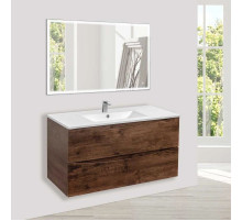 Комплект мебели темный дуб 101,5 см Vincea Mia VMC-2MC100RW + VBS-13100 + VLM-3VN100