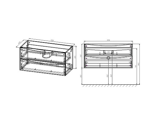 Santeh-Crystal.ru: Комплект мебели белый глянец 101,5 см Vincea Mia VMC-2MC100GW + VBS-13100 + VLM-3VN100 Купить Комплект мебели белый глянец 101,5 см Vincea Mia VMC-2MC100GW + VBS-13100 + VLM-3VN100 в магазине сантехники Santeh-Crystal.ru