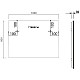 Купить Комплект мебели белый глянец 101,5 см Vincea Mia VMC-2MC100GW + VBS-13100 + VLM-3VN100 в магазине сантехники Santeh-Crystal.ru