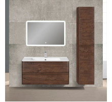 Комплект мебели темный дуб 100 см Vincea Vico VMC-2V100RW + VCB-2VP100W + VLM-2A100