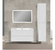 Комплект мебели белый глянец 100 см Vincea Vico VMC-2V100GW + VCB-2VP100W + VLM-2A100