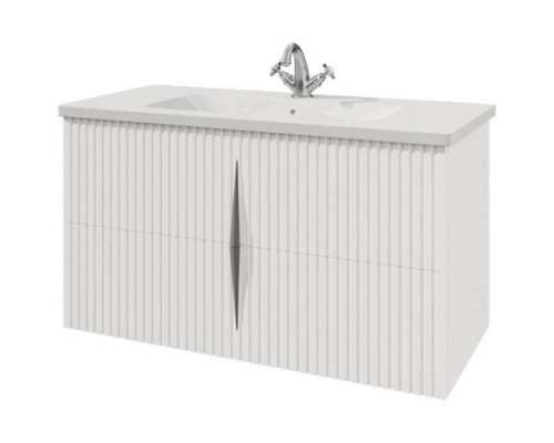 Приобрести Тумба белый матовый 97 см Caprigo Novara 35917-TP811 в магазине сантехники Santeh-Crystal.ru