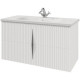 Приобрести Тумба белый матовый 97 см Caprigo Novara 35917-TP811 в магазине сантехники Santeh-Crystal.ru