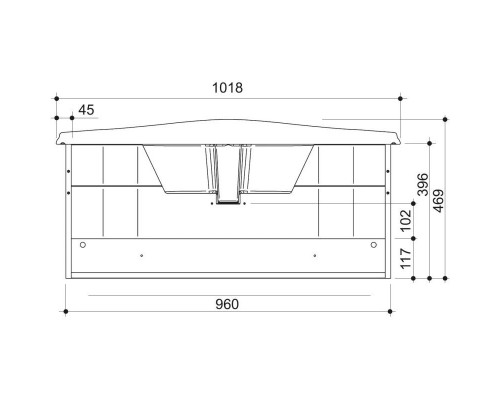 Купить Тумба белый матовый 96 см Caprigo Nokturn 1314-TP811 в магазине сантехники Santeh-Crystal.ru
