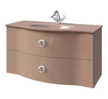 Тумба капучино глянец 96 см Caprigo Nokturn 1315-TP019