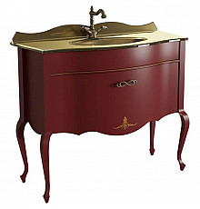 Тумба бордо матовый 101,6 см Caprigo Bourget 11014-B013