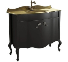 Тумба черный матовый 101,6 см Caprigo Bourget 11026-B042