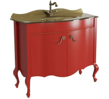 Тумба красный матовый 101,6 см Caprigo Bourget 11026-B014