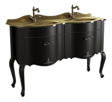 Тумба черный матовый 130,6 см Caprigo Bourget 11017-B042