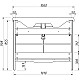 Купить Тумба оливин 101 см Caprigo Genova 34414-TP813 в магазине сантехники Santeh-Crystal.ru