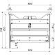 Купить Тумба шоколад матовый 101 см Caprigo Genova 34415-TP809 в магазине сантехники Santeh-Crystal.ru