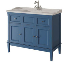 Тумба синий матовый 98 см Caprigo Jardin 10414A-B036