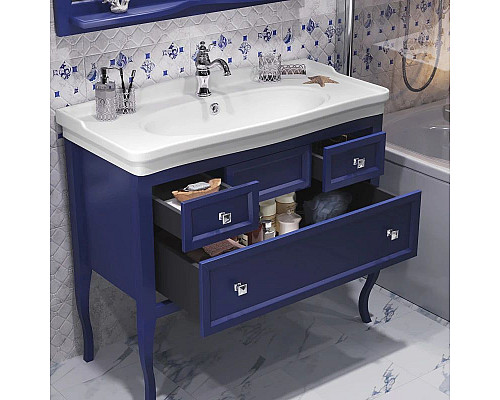 Купить Тумба с раковиной сапфир 106 см Opadiris Валери в магазине сантехники Santeh-Crystal.ru