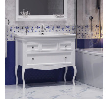 Тумба с раковиной белый матовый 106 см Opadiris Валери