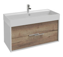 Тумба белый глянец/дуб давос 99,9 см Jacob Delafon Vivienne EB1668-J5-E75