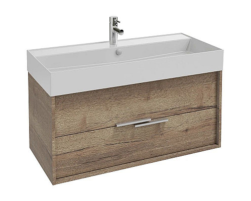 Приобрести Тумба дуб табак 99,9 см Jacob Delafon Vivienne EB1585-E52-E52 в магазине сантехники Santeh-Crystal.ru