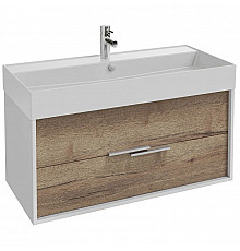 Тумба белый/дуб табак 99,9 см Jacob Delafon Vivienne EB1585-N18-E52